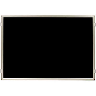 Industries de lavi, charnière Frame signe panneau/barrière, 50-HFP1003/SA/BK, 48 "x 36", noir mat