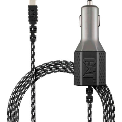 CAT® Double chargeur de voiture USB - avec 6' USBC Cable