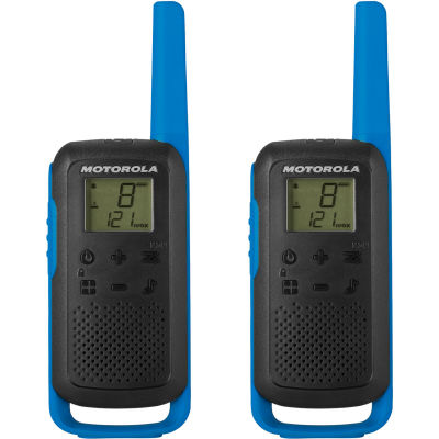 Motorola Two-Way Radio avec alertes NOAA, 2W, 22 canaux, 460-467 MHz, Pack de 2 - Qté par paquet : 2