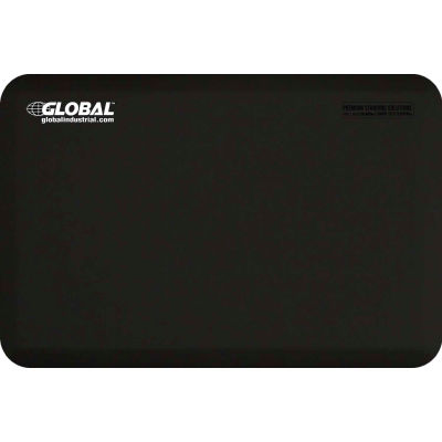 Global Industrial™ Supreme Anti Fatigue Mat 3/4 » Thick 2' x 3' Noir