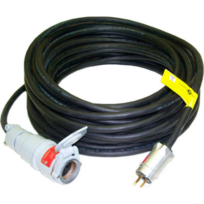 Lind Equipment LE12-50XP 50 12/3 Câbledegabarit SOOW câble avec fiche anti-déflagrant et connecteur
