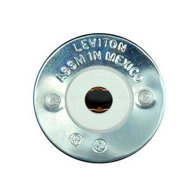 Base de Leviton 517 Slimline, broche unique, douille de lampe fluorescente Standard, un composant logiciel enfichable