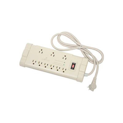 Surge Protected Power Strip, 9 prises, 15A, 2020 Joules, 15' Cord