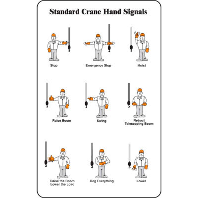 Signs | Informational | Accuform LKC203SP Wallet Card, Standard Crane ...