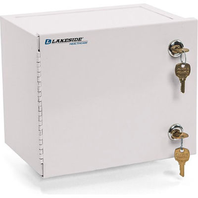 Lakeside® Compact Narcotic Cabinet, Single Door/Double Lock, Beige