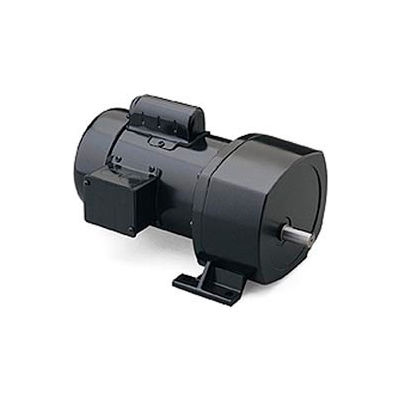 Leeson, 107015.00, 1/2 HP, 91 t/mn, 115/208-230V, 1 Phase, TEFC, P1100, 19:1 Ratio, 336 po / lb