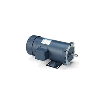Leeson Motors DC Motor-3/4HP, 180V, 2500RPM, TEFC, Rigid C