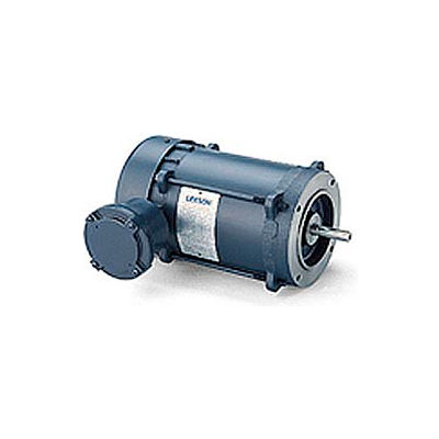 Leeson Motors - 1/3HP, 208-230/460V, 1725/1425RPM, EPNV, Round Mount, 1.0 S.F.