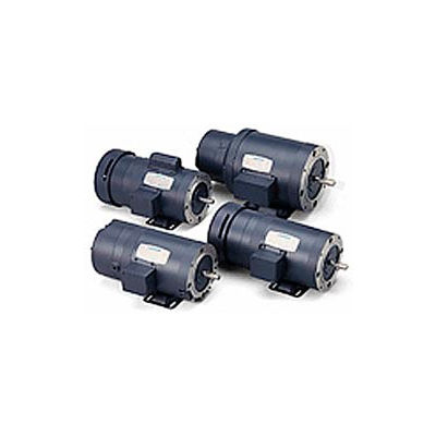 Leeson Motors - 1/2HP, 115/208-230V, 1725RPM, TEFC, Rigid C Mount, 1.0 S.F.