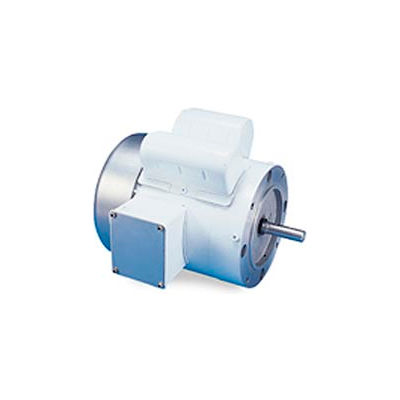 Leeson Motors Motor Washdown Motor-3/4HP, 115/208-230V, 1725RPM, TEFC, ROUND, 1.15 SF, 70 Eff.