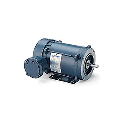 Leeson Motors - 1/3HP, 208-230/460V, 1725/1425RPM, EPNV, Rigid Mount