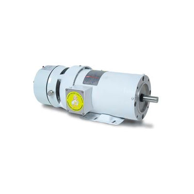 Leeson Motors Motor Washdown Motor-1/2HP, 208-230/460V, 1725RPM, TENV, C FACE, 78.5 Eff