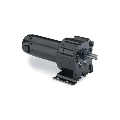 Leeson M1125072.00, 1/8 HP, 61 RPM, 90VDC, TENV, P300, 29:1 Ratio, 113  In-Lbs