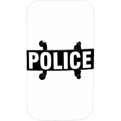 Paulson Riot Control Body Police Shield, Non-Ballistic, Polycarbonate, Clear, 20" x 36" - BS - 2P