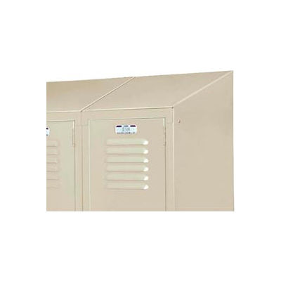 Lyon Slope Top Kit DD58321 For Lyon Lockers One-Wide- 12"Wx18"D - Gray