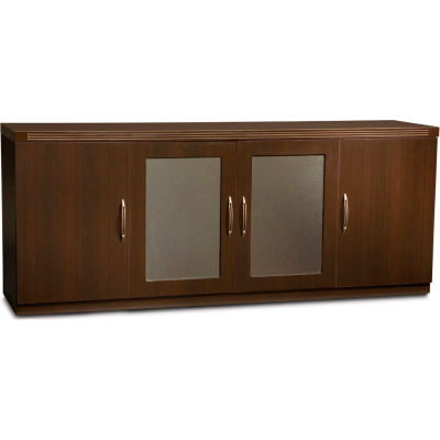 Safco® Aberdeen Series Low Wall Credenza Mocha