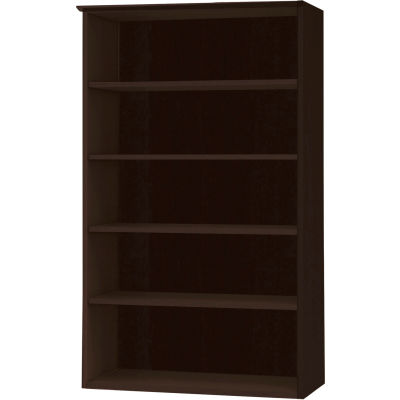 Safco® Medina Series 5 Shelf Bookcase Mocha
