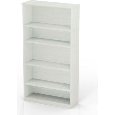 Safco® Medina Series 5 Shelf Bookcase Textured Sea Salt
