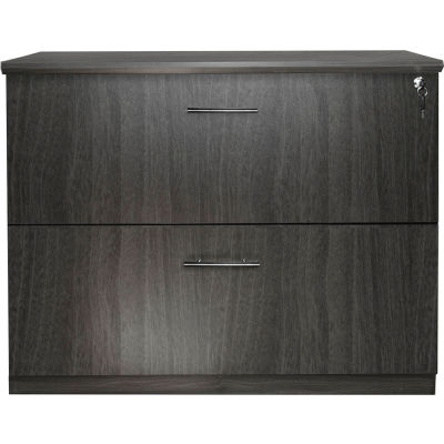 Safco® Medina Series 2 Drawer Lateral File Gray Steel