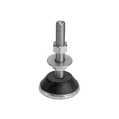 RCL-5 Neoprene Leveling Mount w/ Glide Cup & Leveling Stud - Yellow