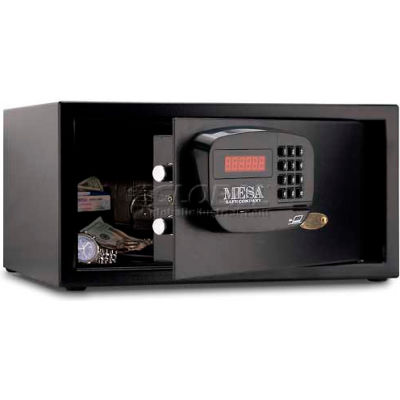 Mesa Safe Dorm and Hotel Safe Electronic Lock MHRC916E-BLK Keyed Differently, 18 x 15 x 9 Noir