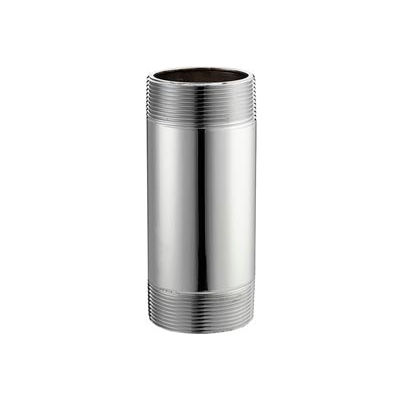 Chrome Plated Brass Schedule 40 Nipple 1/2 X 12 Npt Male - Pkg Qty 25