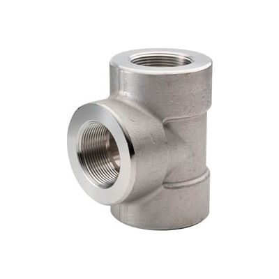 Ss 304/304l Forged Pipe Fitting 1" Tee Npt Female - Pkg Qty 3