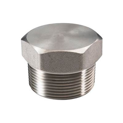 Ss 304/304l Forged Pipe Fitting 3/8" Hex Head Plug Npt Male - Pkg Qty 44