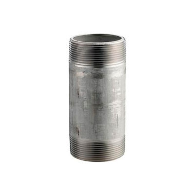Ss 304/304l Schedule 40 Welded Pipe Nipple 4x12 Npt Male - Pkg Qty 2