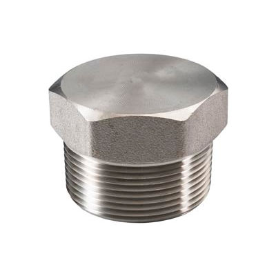 Ss 304 Barstock Hex Head Plug 3" Npt Male - Pkg Qty 2