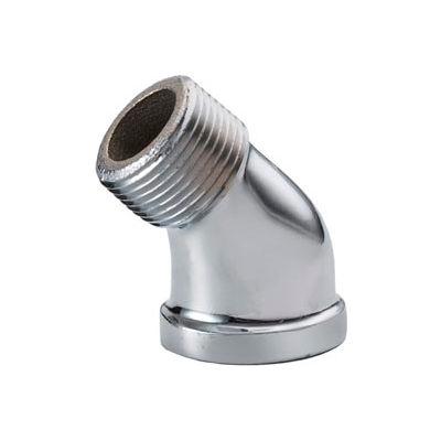Chrome Plated Brass Pipe Fitting 1/2 45 Degree Street Elbow Npt Male X Female - Pkg Qty 25