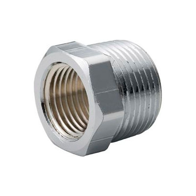 Chrome Plated Brass Pipe Fitting 1 X 3/4 Hex Bushing Npt Male X Female - Pkg Qty 25