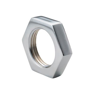 Chrome Plated Brass Pipe Fitting 3/8 Locknut Npt Female - Pkg Qty 25