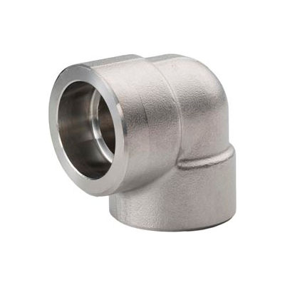 Ss 304/304l Forged Pipe Fitting 1/8" 90 Degree Elbow Socket Weld - Pkg Qty 17