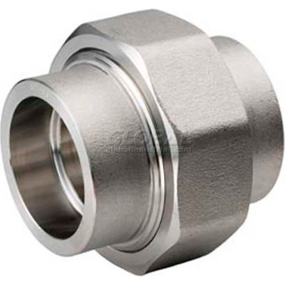 Ss 304/304l Forged Pipe Fitting 3/8" Union Socket Weld - Pkg Qty 5