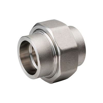 Ss 304/304l Forged Pipe Fitting 1-1/4" Union Socket Weld - Pkg Qty 2