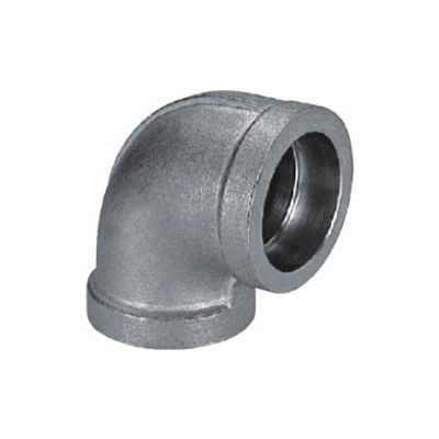 Mss Ss 304 Cast Pipe Fitting 90 Degree Elbow 1/2" Socket Weld Female - Pkg Qty 27