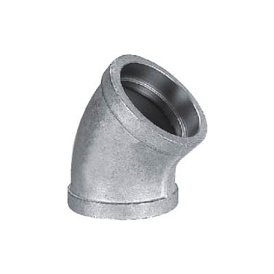 Mss Ss 304 Cast Pipe Fitting 45 Degree Elbow 1/2" Socket Weld Female - Pkg Qty 22