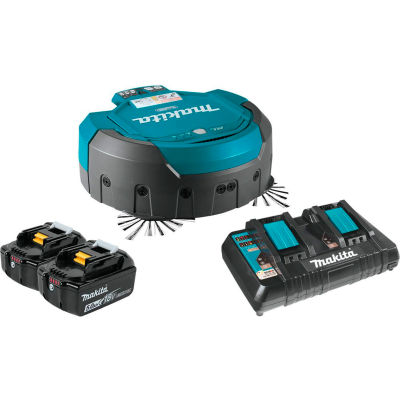 Makita®LXT® Lithium-Ion Cordless Robotic Vacuum W/ Batteries & Charger, 18 » Largeur de nettoyage