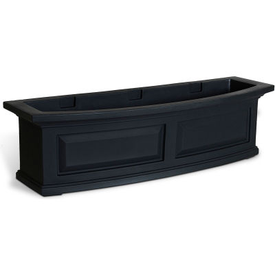 Mayne® Nantucket 3-ft. Window Box, Noir