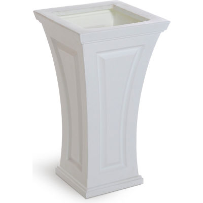 Mayne® Cambridge 28 » Tall Planter, Blanc