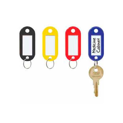 Étiquettes d'identification de clé MMF STEELMASTER® 201400647, 1 paquet de 20 étiquettes, couleurs assorties