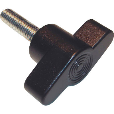 Tête en plastique T-bouton vis à oreilles - M5 x 0,8 - 30mm fil - 35mm tête dia. - 18mm tête H - Paquet de 5