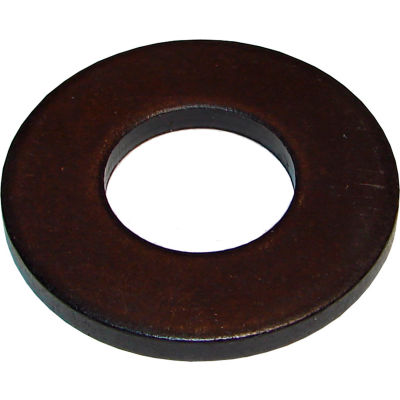 1/4" precision rondelle plate - 5/8" O.D. - 1/8" d’épaisseur - Acier - Oxyde noir - Paquet de 10 - FW-0