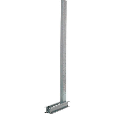 Global Industrial™ Single Sided Cantilever Upright, 33"Dx72"H,  For 1000 Series, Sold Per Each