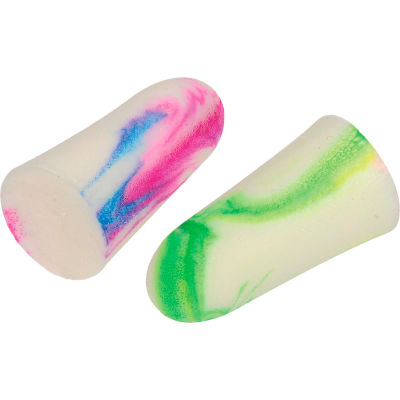 Moldex 6604 bougies® bouchons d’oreilles mousse multicolore, Uncorded, 200 paires/boîte