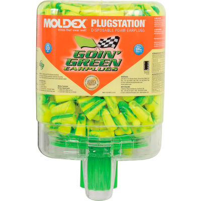 Moldex 6646 Goin ' Green® PlugStation® Earplug distributeurs, 250 paires/distributeur
