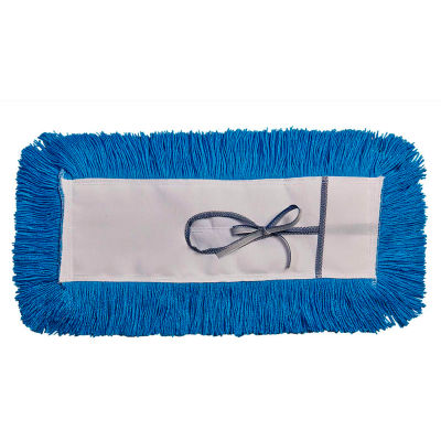 Static-H Tie-On Dust Mop - 5" x 36" - Blue