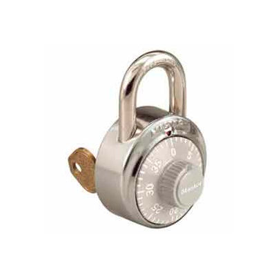 Master Lock® no. 1525GRY sécurité générale Combo cadenas - Clé de contrôle - Cadran gris