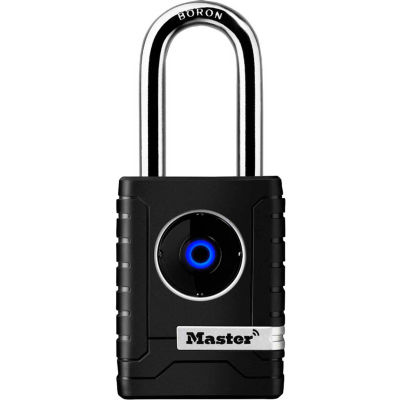 Master Lock® n ° 4401LHEC Applications professionnelles Bluetooth Padlock extérieur - 2" Manille - Noir